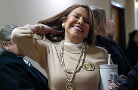 La senadora paraguaya Celeste Amarilla.