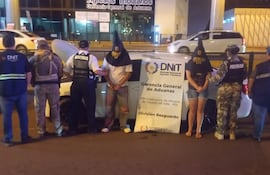 La pareja y las evidencias quedaron a disposición del Ministerio Público.