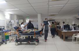 El Hospital de Trauma anuncia que se declarará en "código rojo" por la sobredemanda de pacientes, principalmente accidentados en motocicleta.