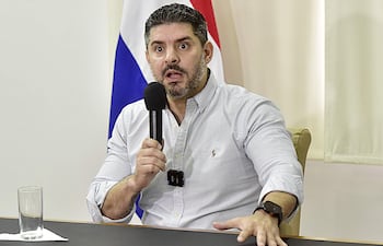 Óscar "Nenecho" Rodríguez (ANR-HC), renunciante intendente de Asunción.