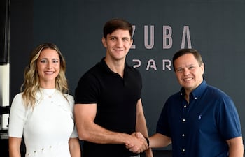 Valentina Basaglia, Alejandro Zuccolillo y Ernesto Figueredo.