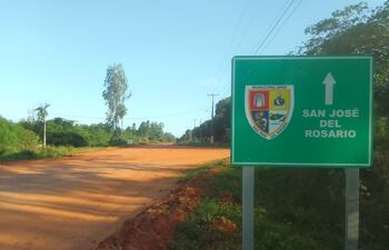 Los pobladores de San José del Rosario piden al MOPC que no se desentienda del pedido de la ciudadanía