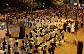Presencia multitudinaria en el lanzamiento del jubileo de la Diocesis de Coronel Oviedo.