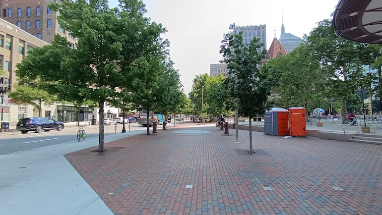 El nuevo rostro de Copley Square en Boston, Massachusetts.