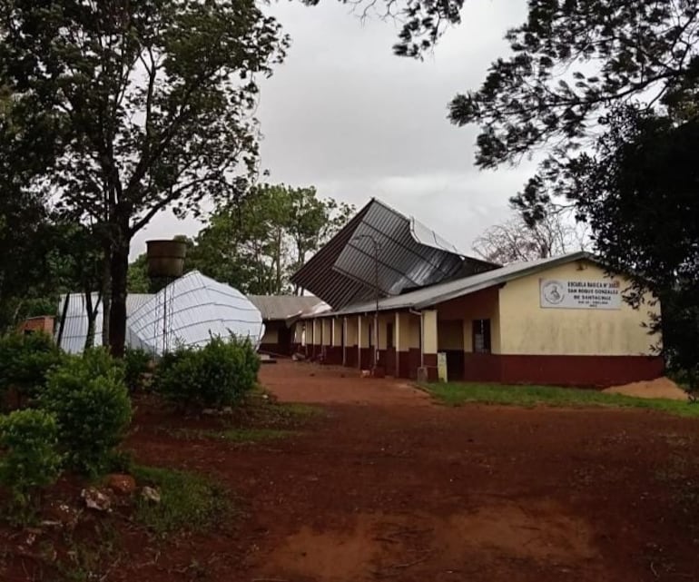 Temporal causó daños en Itapúa