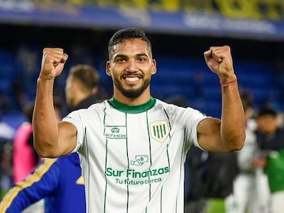El argentino Alejandro Maciel, futbolista de Banfield.