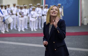 La primera ministra italiana, Giorgia Meloni.