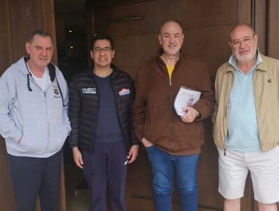 Javier Zacarías Irún, Cesar Torres, Roberto González Vaesken y Justo Zacarías Irún.