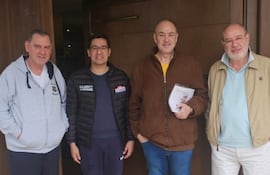 Javier Zacarías Irún, Cesar Torres, Roberto González Vaesken y Justo Zacarías Irún.