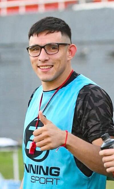 Brahian Vidal Ferreira (23 años), delantero de Recoleta FC.