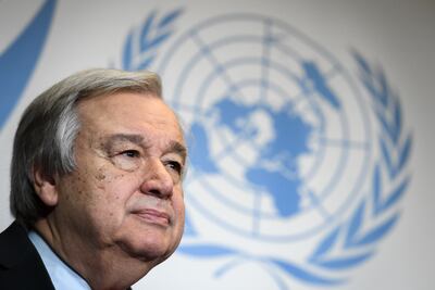 Antonio Guterres, secretario general de la ONU.