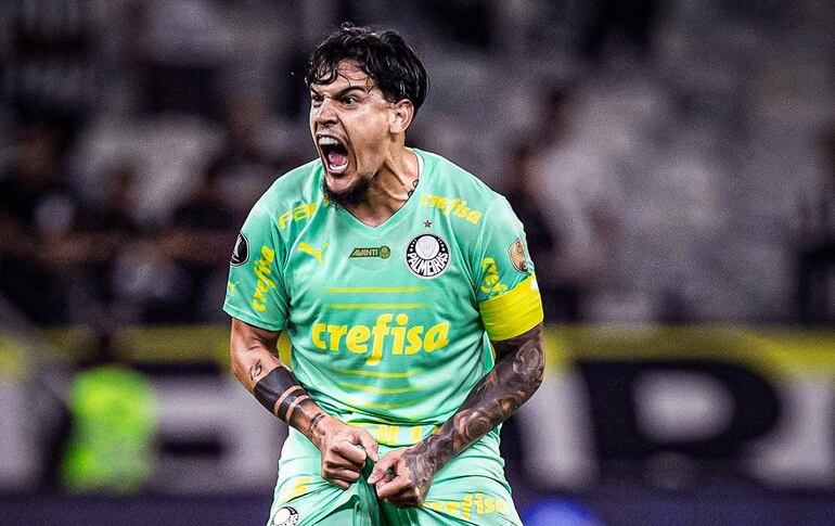 El paraguayo Gustavo Gómez, defensor del Palmeiras.