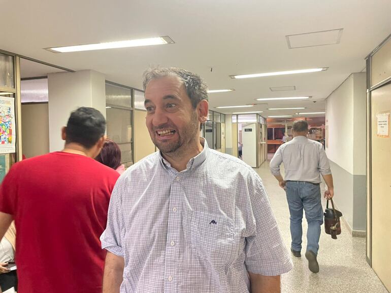 Erik Wolf, representante de Teco SRL, contratista de la obra de General Santos.