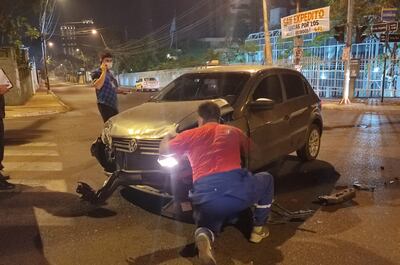 Accidente de tránsito en Asunción (foto ilustrativa)