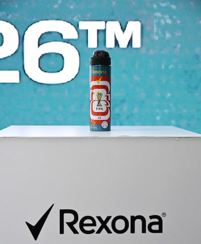 Rexona, como sponsor oficial de la Albirroja, lanzó una edición limitada de su desodorante V8.