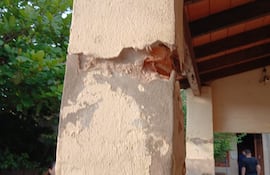 Grave situación edilicia de la Unidad de Salud Familiar (USF) de San Cayetano, Bañado Sur.