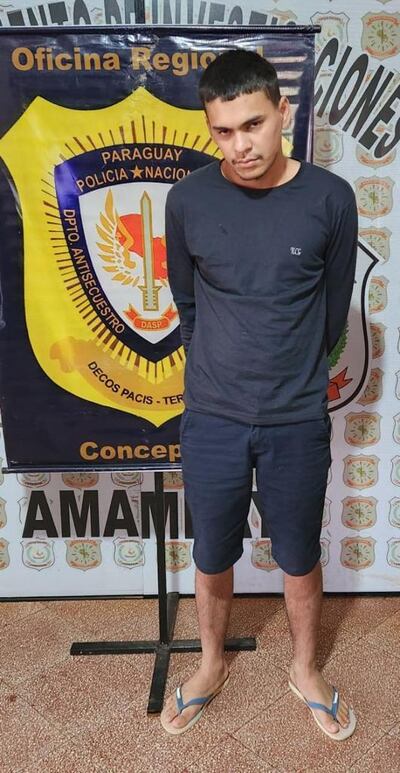 Fernando Villa Alta, uno de los detenidos hoy en Amambay.