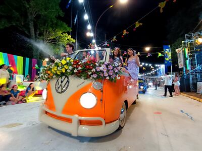 La Municipalidad de Villarrica anunció la fecha del tradicional Corso de las Flores. Foto de archivo.