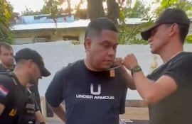 Diego David Giménez Arámbulo, imputado por narcotráfico.