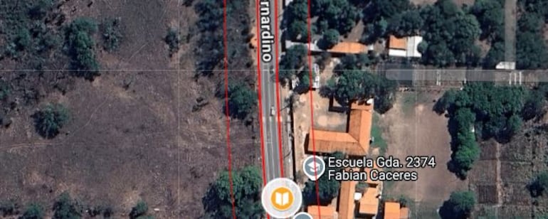 El proyecto del MOPC también atravesará la escuela Fabián Cáceres, en Luque.