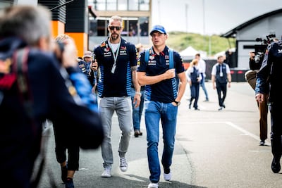 Max Vertappen llegando al circuito de Zandvoort, en su “casa”.