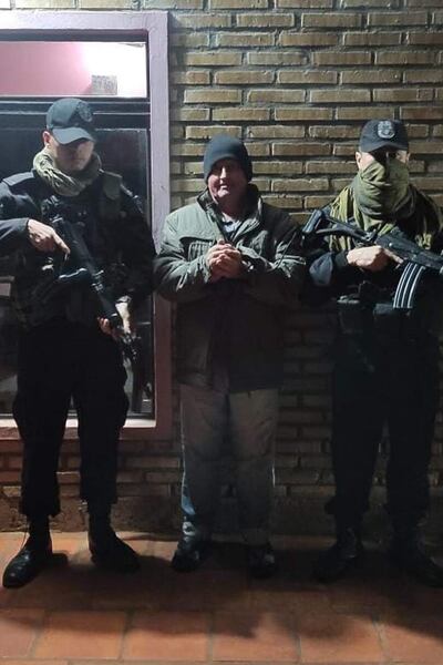 Ildo Aloicio Vianna Klauss fue detenido en un  allanamiento.