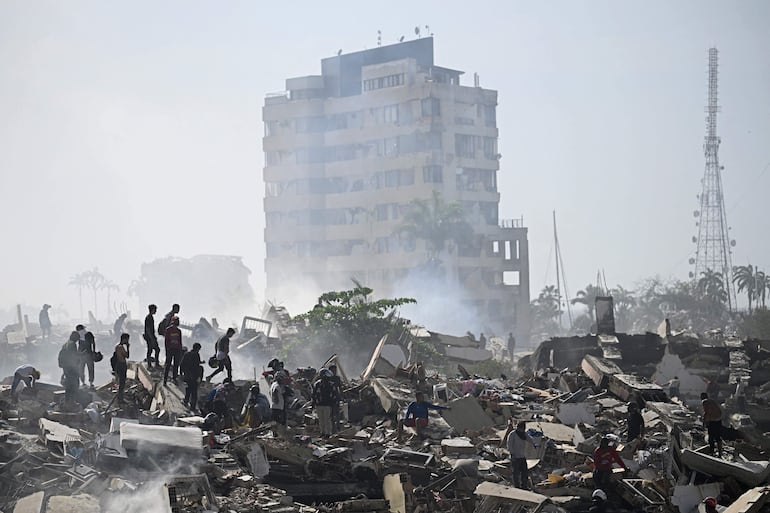 Imagen ilustrativa: destrozos en La Guaira, Venezuela, tras el terremoto. 