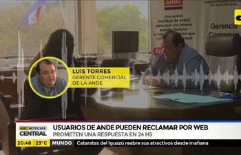 Usuarios de ANDE puede reclamar vía web