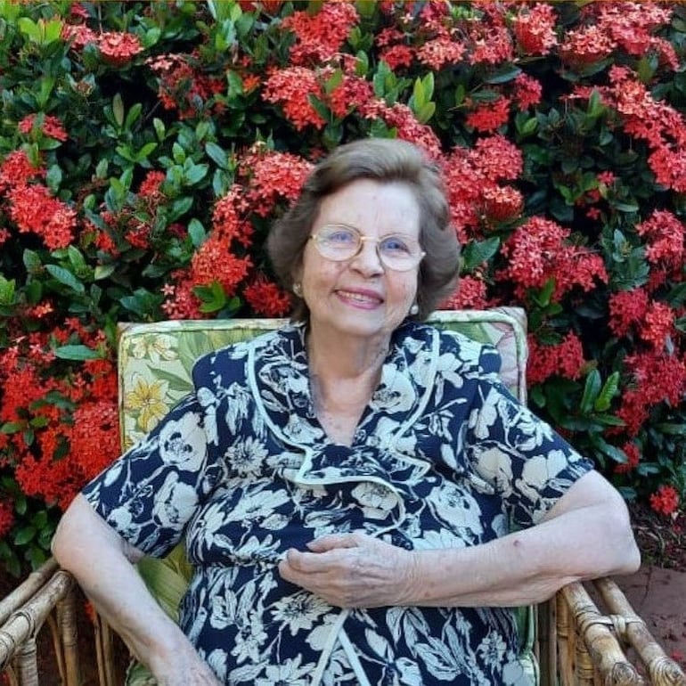 Asunción Buscio, directora fundadora del Centro Educativo Integral Carlos Rubén Cáceres Buscio, en Vilarrica.