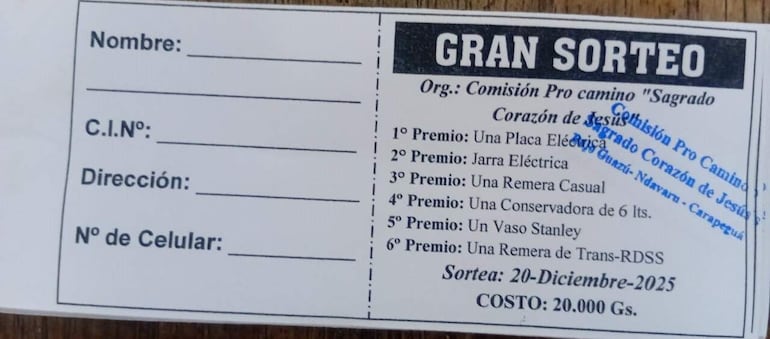 Pobladores de la compañía Ndavarú incluso realizan sorteos para poder reparar el camino vecinal.