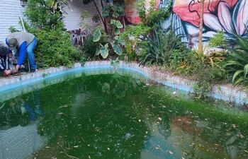 Intervienen casa abandonada en Asunción.
