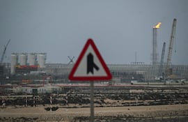 La imagen muestrala sede de Qatar Energy en Ras Laffan.