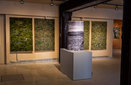 Obras de Fernando Allen que están expuestas en la Casa Ardissone, en el marco del Pinta Art Week.