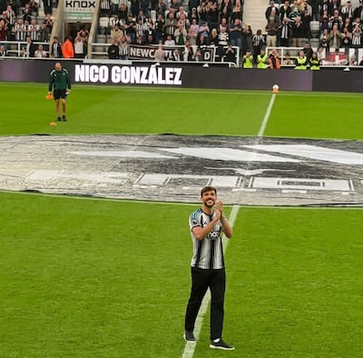 Nicolás González Iglesias (24 años), nuevo futbolista del Newcastle. Militó en Barcelona, Valencia, Porto y Manchester City.