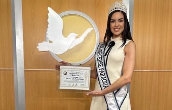 Elicena Andrada Orrego es la nueva Embajadora Internacional de Buena Voluntad para la Juventud por los Derechos Humanos.