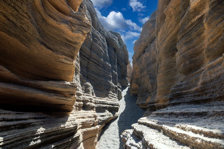 Las Grietas, isla de Lanzarote, Canarias, España.