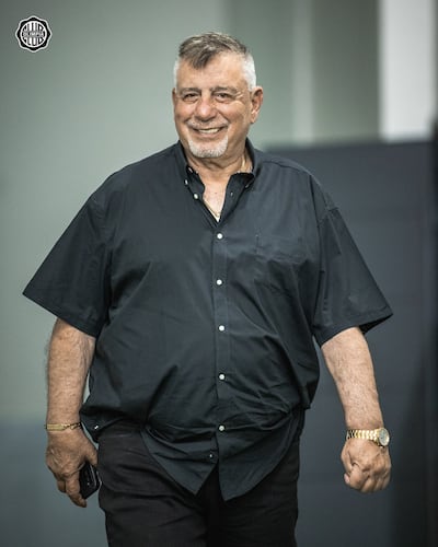 Éver Hugo Almeida (77 años), entrenador de Olimpia. (Foto: @elClubOlimpia)