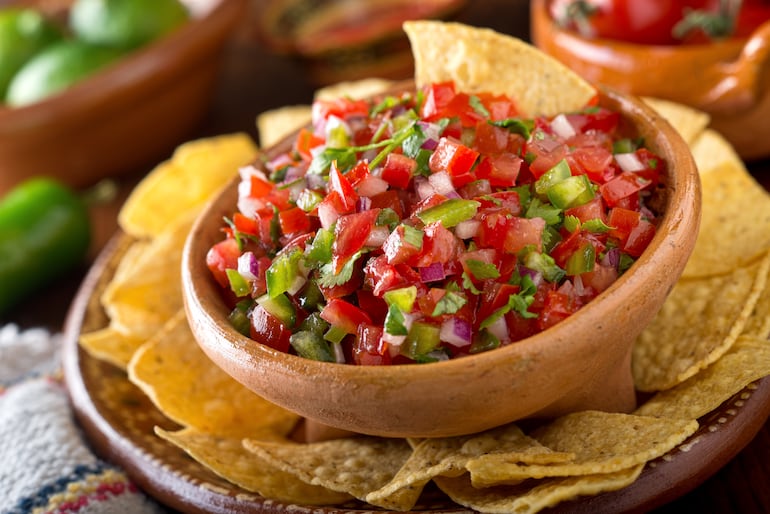 Salsa pico de gallo.