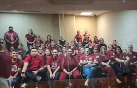 Representantes del sector obstetra siguieron la aprobación de la ley en Diputados.