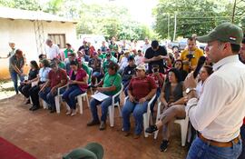 Este acto de entrega corresponde a la Asociación de Productores San Vicente, ubicada en el distrito del mismo nombre.