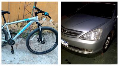 Recuperan bicicleta robada y hallan vehículo de dudosa procedencia en San Lorenzo.