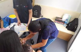 Jornada de vacunación contra el sarampión en Pedro Juan Caballero.