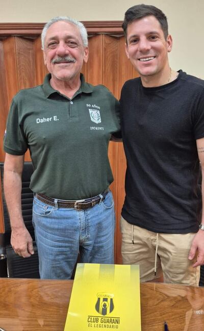 Emilio Daher (presidente) y Gaspar Servio.