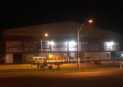 El hecho ocurrió en las gradas del Polidepotivo Municipal donde ayer se realizaba una celebración por el Día de la Primavera.