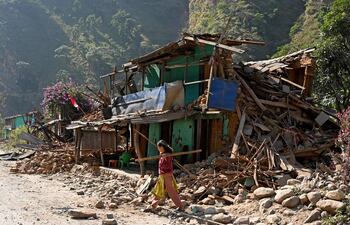 Terremoto en Nepal.