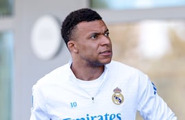 Kylian Mbappé delantero de Real Madrid.