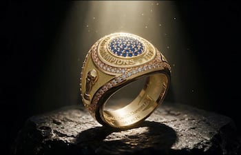 El anillo que se llevará el ganador de la gran final del Mundial 2026, que disputarán España y Argentina, el domingo en el Estadio Nueva York Nueva Jersey.