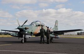 Avión de defensa AT-27 Súper Tucano se sumará a la búsqueda de Wenceslao Benoit en la zona del Parque Defensores del Chaco.
