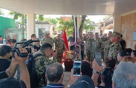 Despiden con honores a Don Virgilio Dávalos, excombatiente de la Guerra del Chacho.