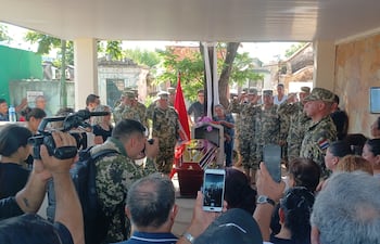 Despiden con honores a Don Virgilio Dávalos, excombatiente de la Guerra del Chacho.